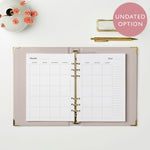 martha brook personalised stationery personalised life planner inside pages undated monthly calendar spread