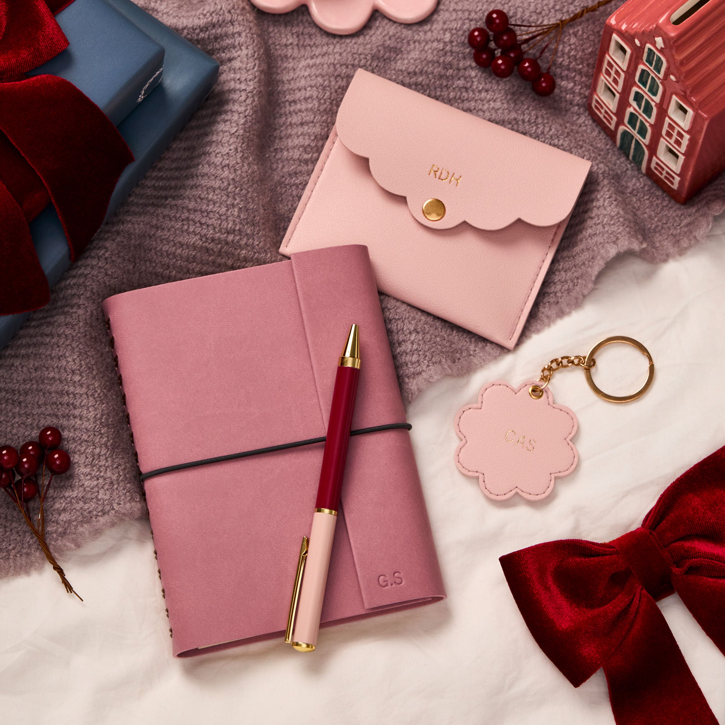 martha brook personalised stationery personalised little joys gift set christmas main image