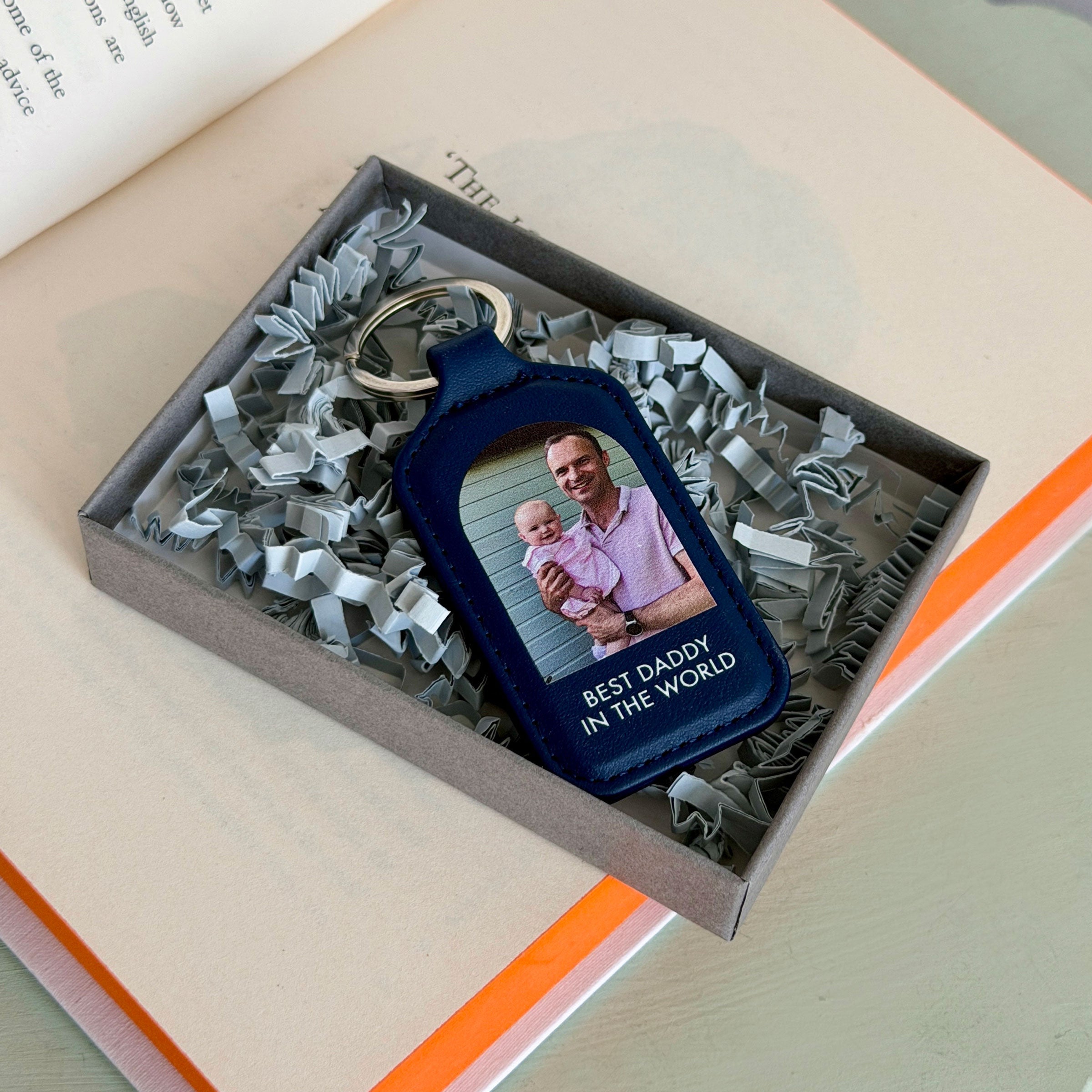 Personalised Message Photo Keyring