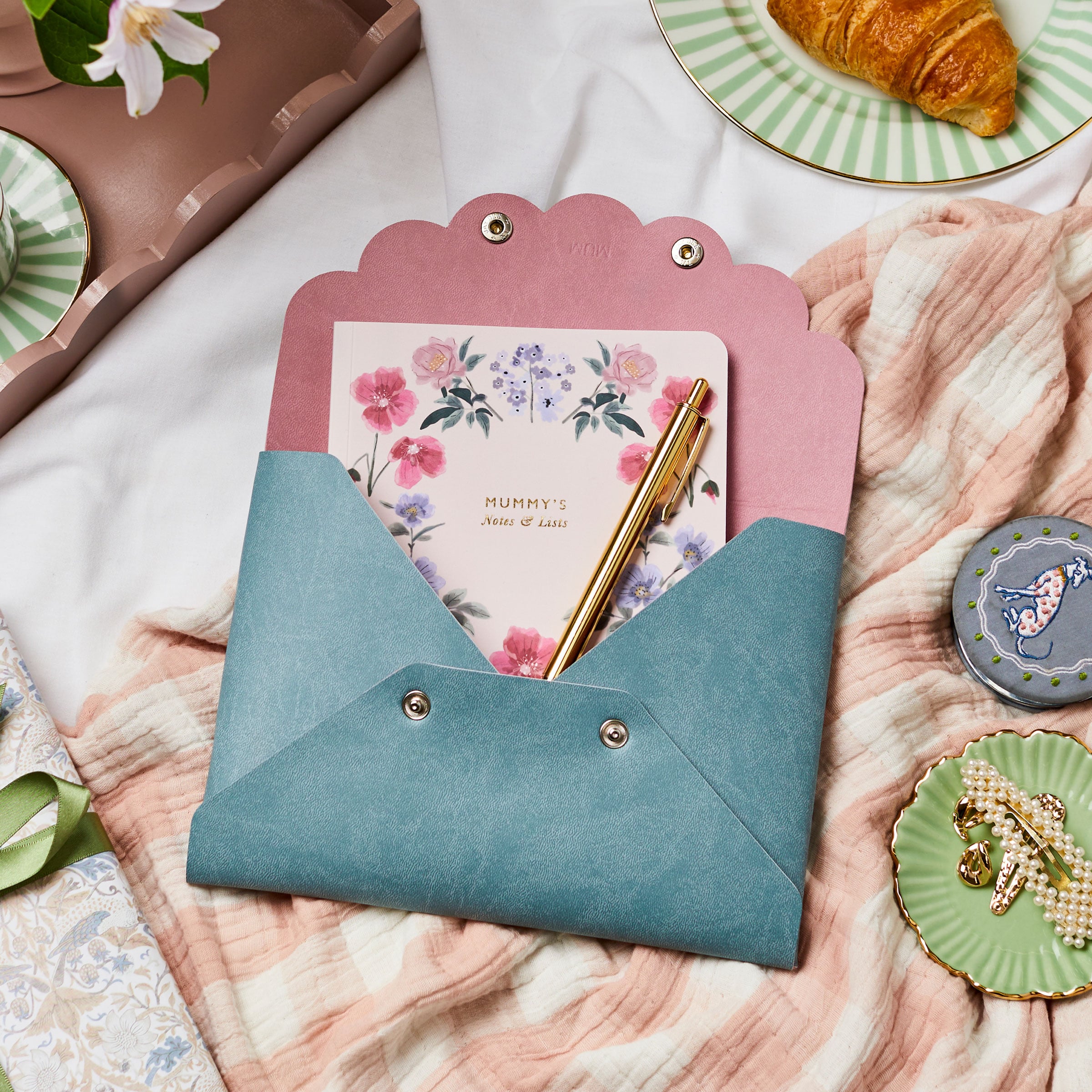 Personalised Pouch and Notebook Gift Set