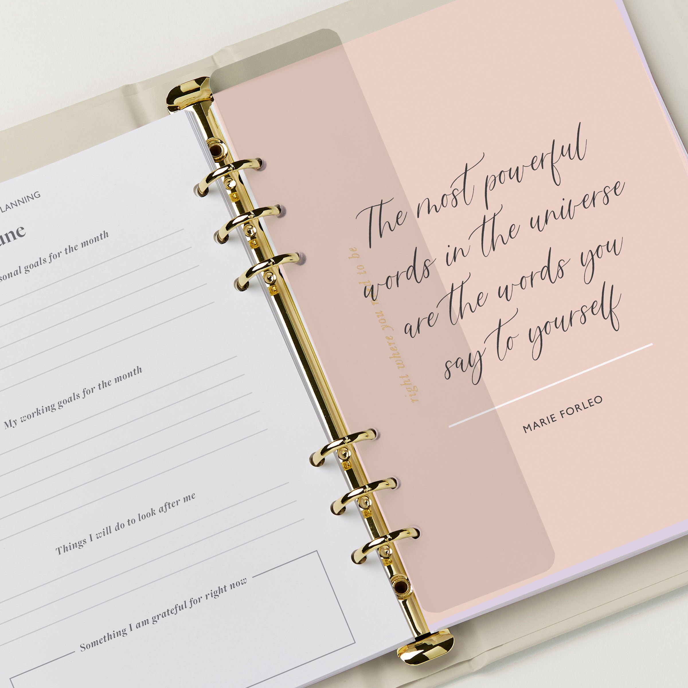 martha brook personalised stationery personalised my organised life planner inside pages 2026
