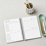 martha brook personalised stationery personalised original 2025 2026 academic diary on desk
