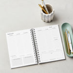 martha brook personalised stationery personalised original 2025 2026 academic diary on desk
