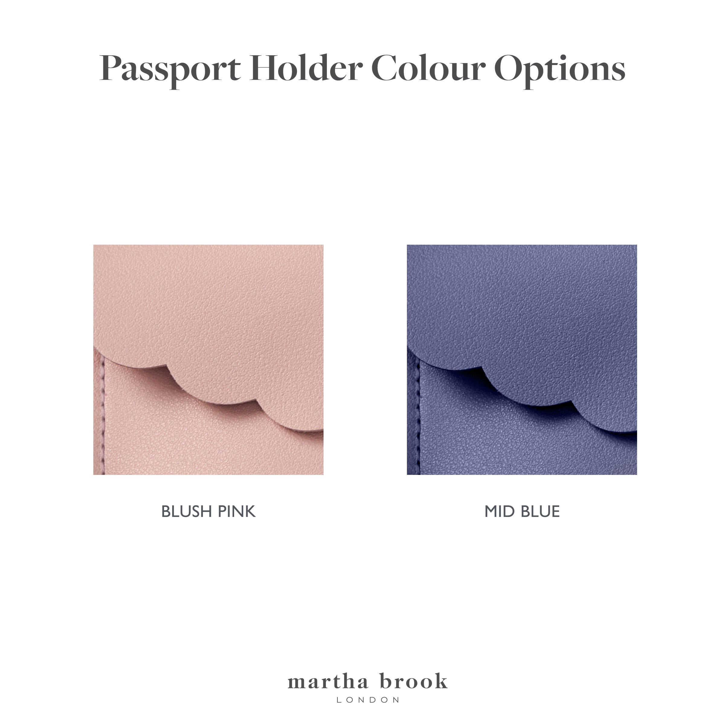 martha brook personalised stationery personalised passport holder colour options
