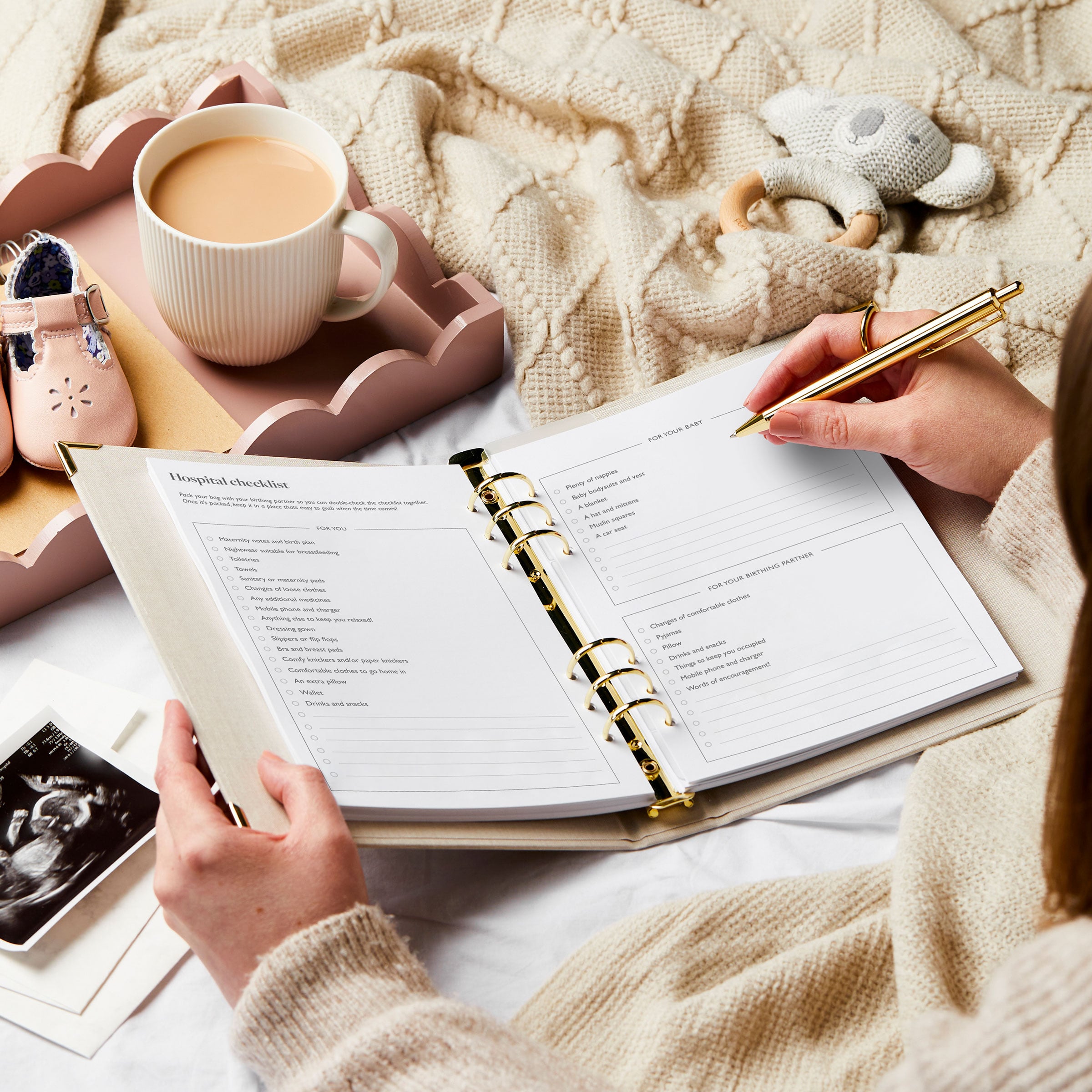 martha brook personalised stationery personalised pregnancy journal