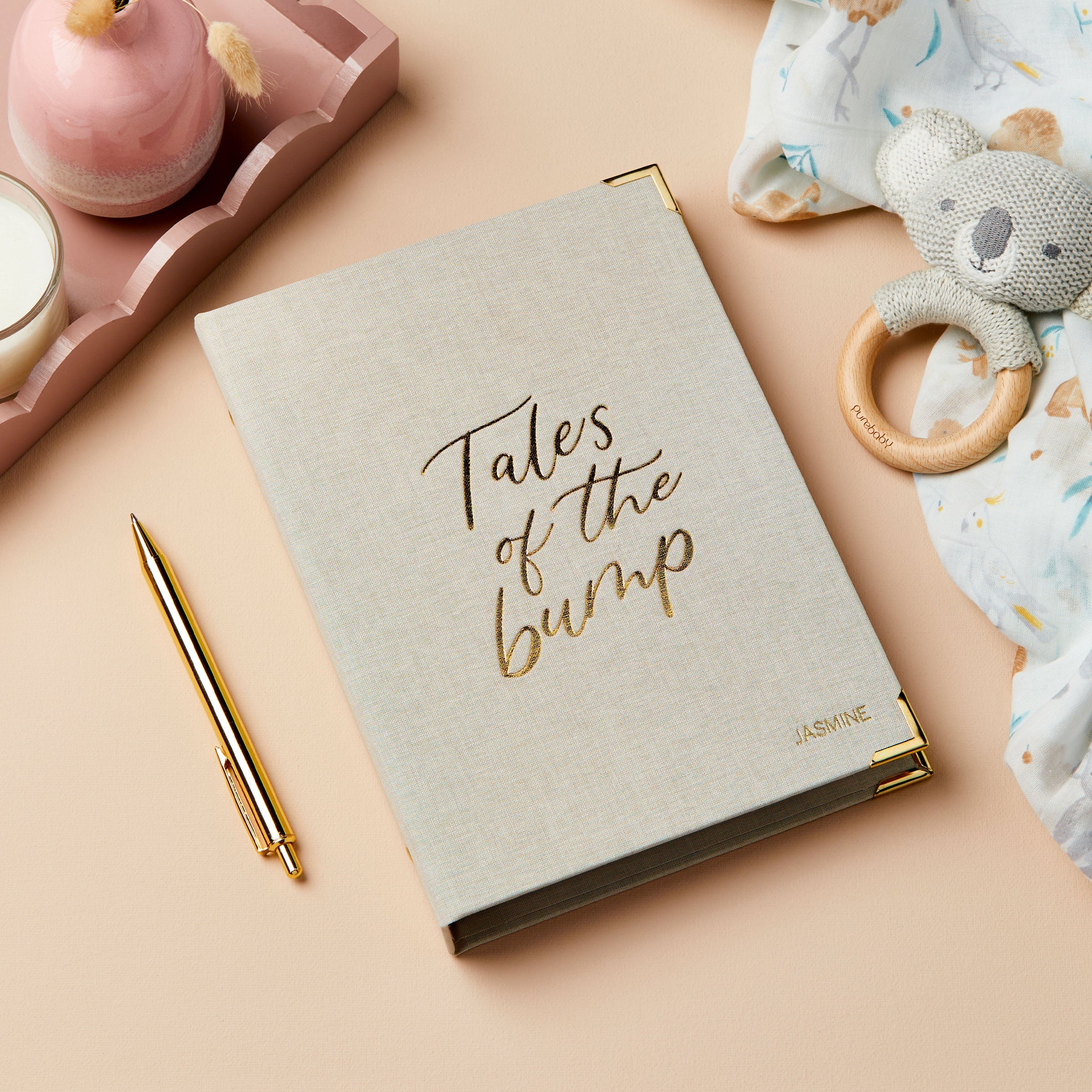 martha brook personalised stationery personalised pregnancy journal