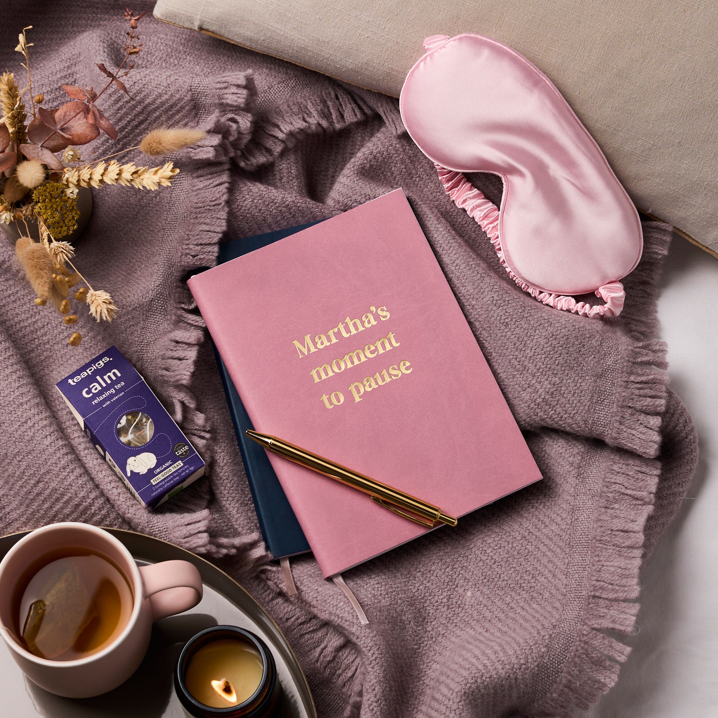 martha brook personalised stationery personalised relax and journal gift set wide