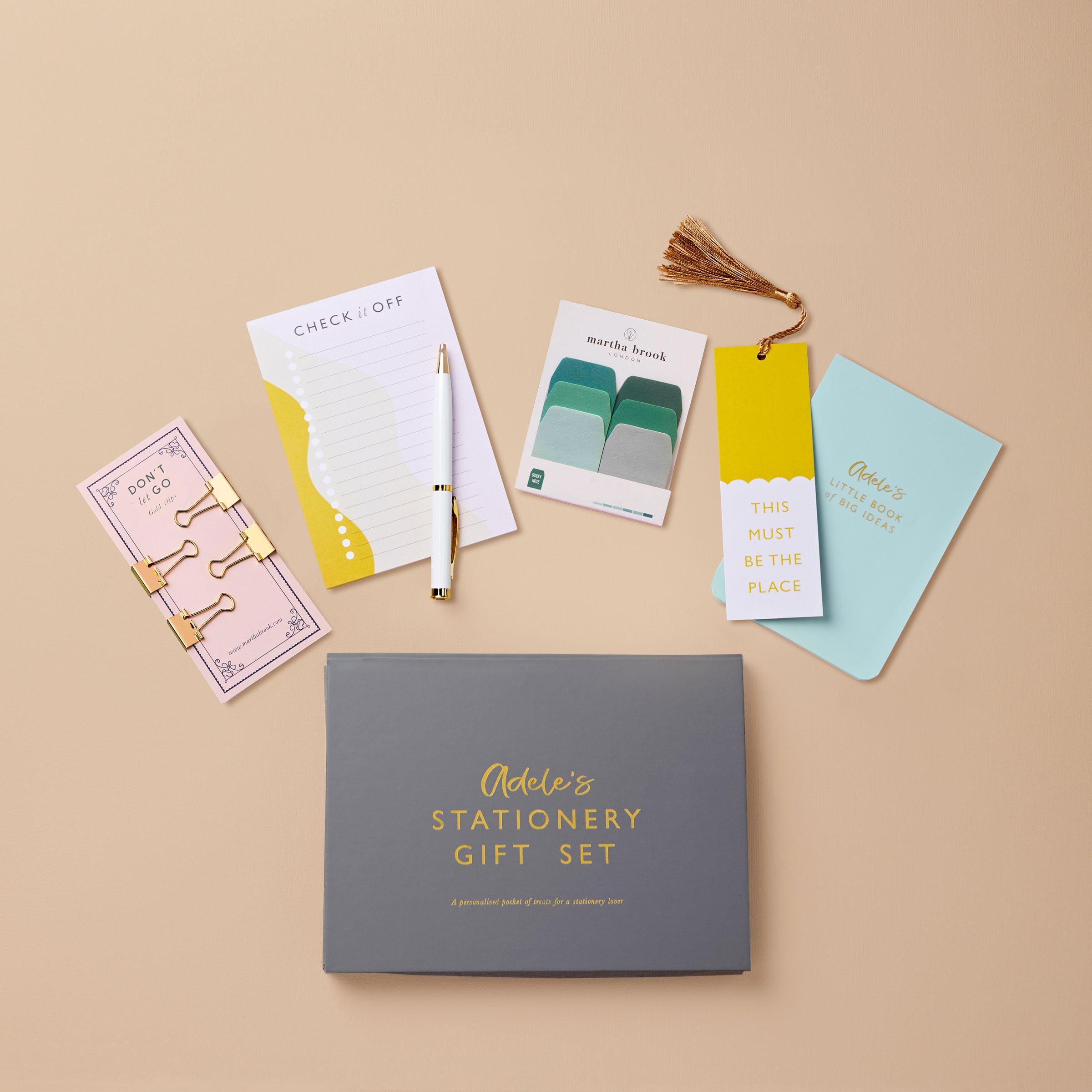 Personalised Stationery Gift Set | Martha Brook