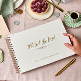 martha brook personalised stationery personalised we tied the knot wedding guest book main