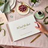 martha brook personalised stationery personalised we tied the knot wedding guest book wide
