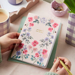 martha brook personalised stationery personalised wild floral gift set wild floral notebook