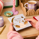 Martha Brook Personalised Stationery You Mean The World Reveal Wheel
