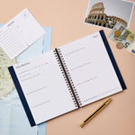 Martha Brook Personalised Travel Journal inside content trip reflection