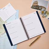 Martha Brook Personalised Travel Journal inside content trip reflection