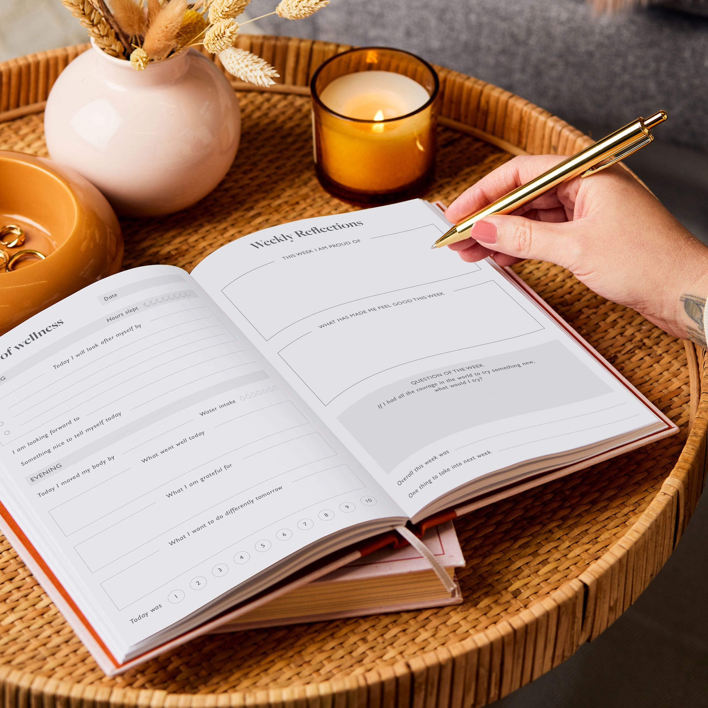 martha brook personalised wellness journal