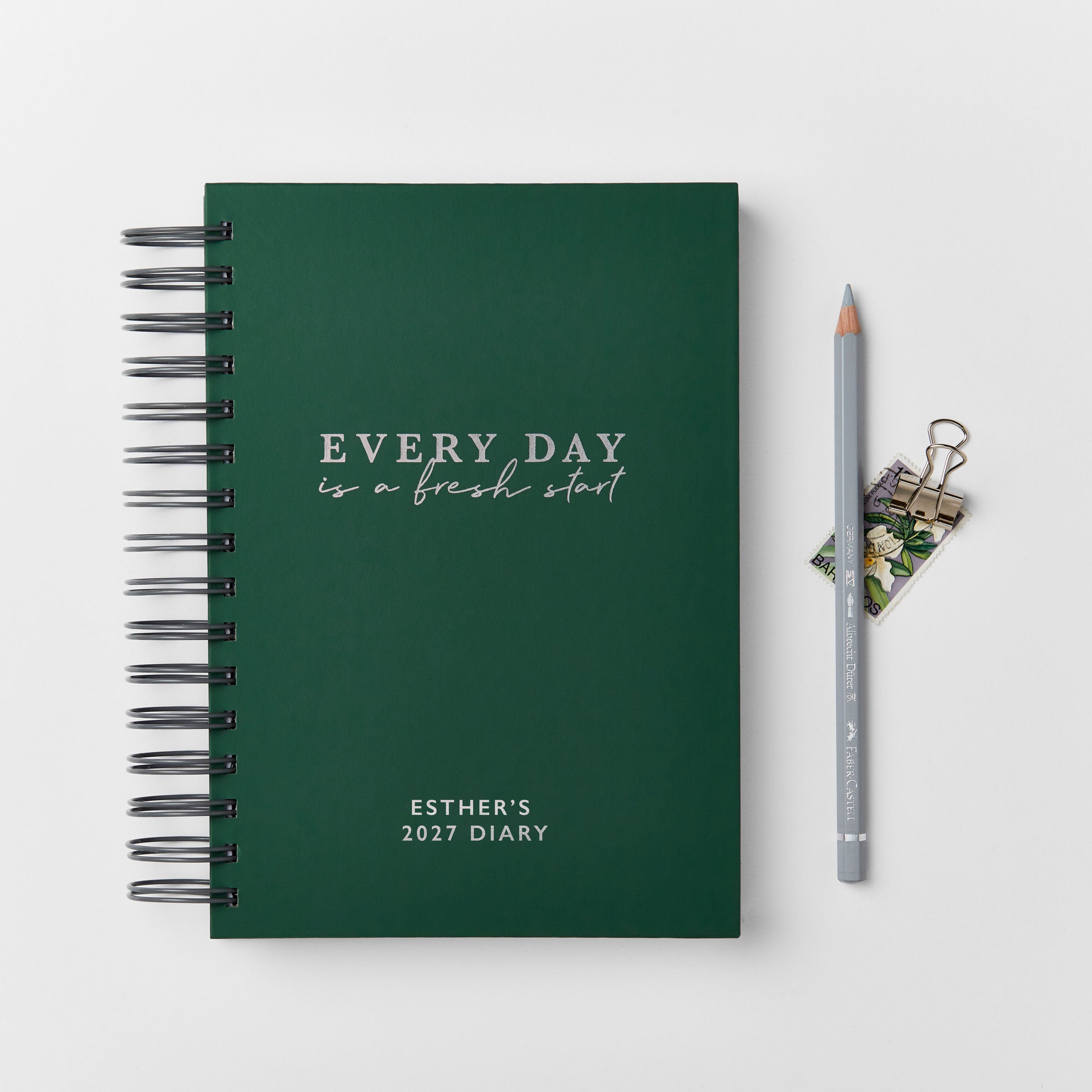 Personalised Fresh Start 2027 Daily Diary