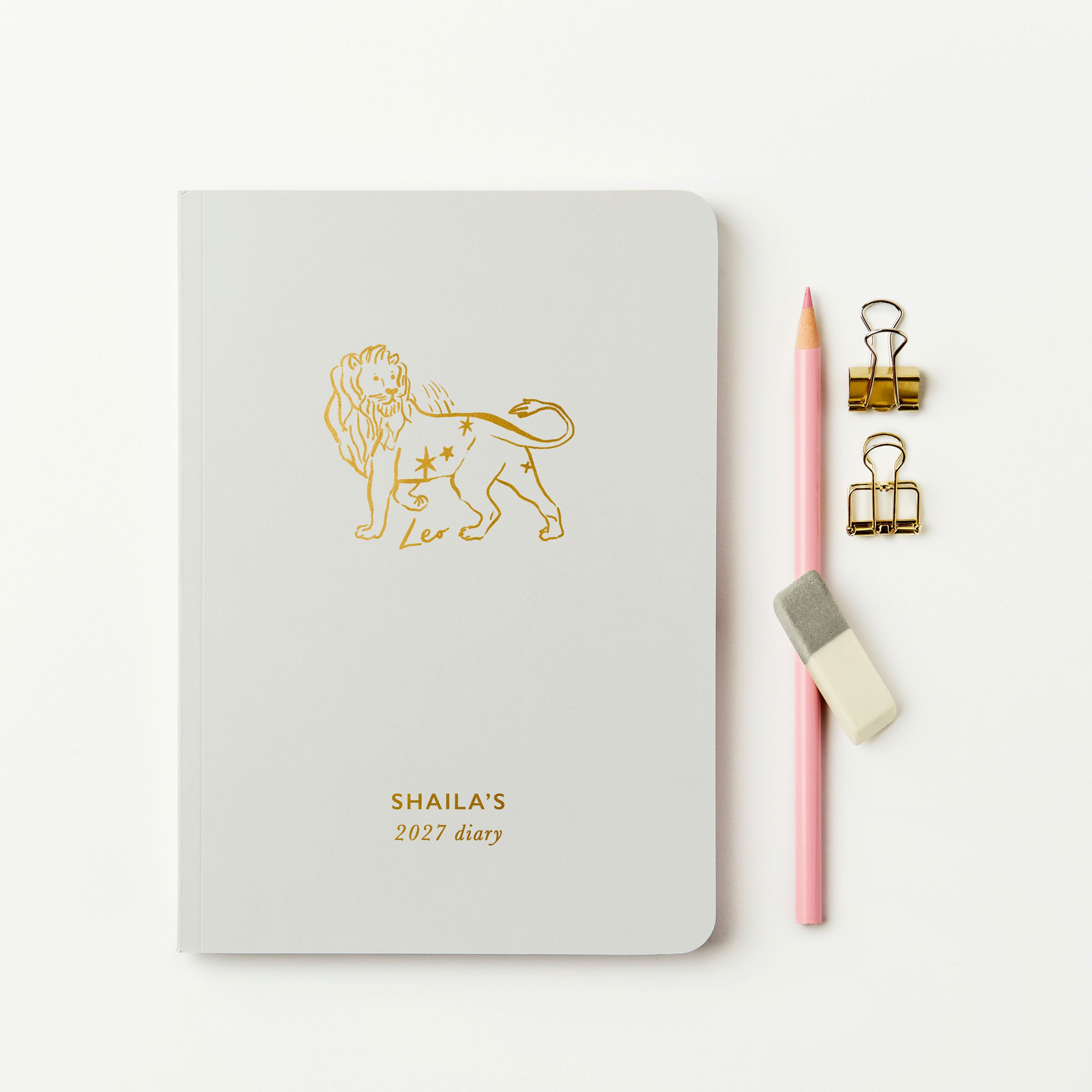 Personalised Zodiac 2027 Weekly Diary