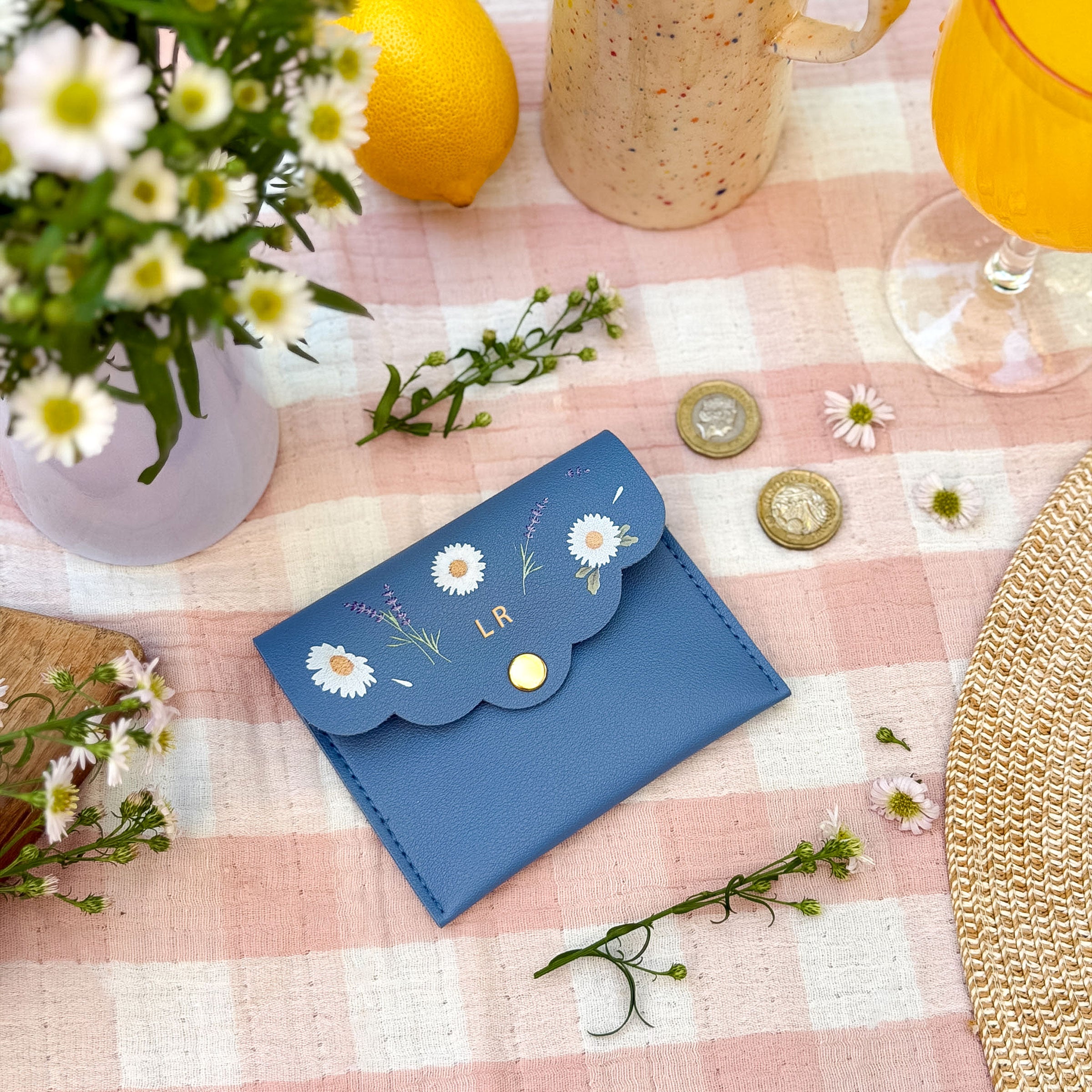 Personalised Daisy Chain Mini Pouch