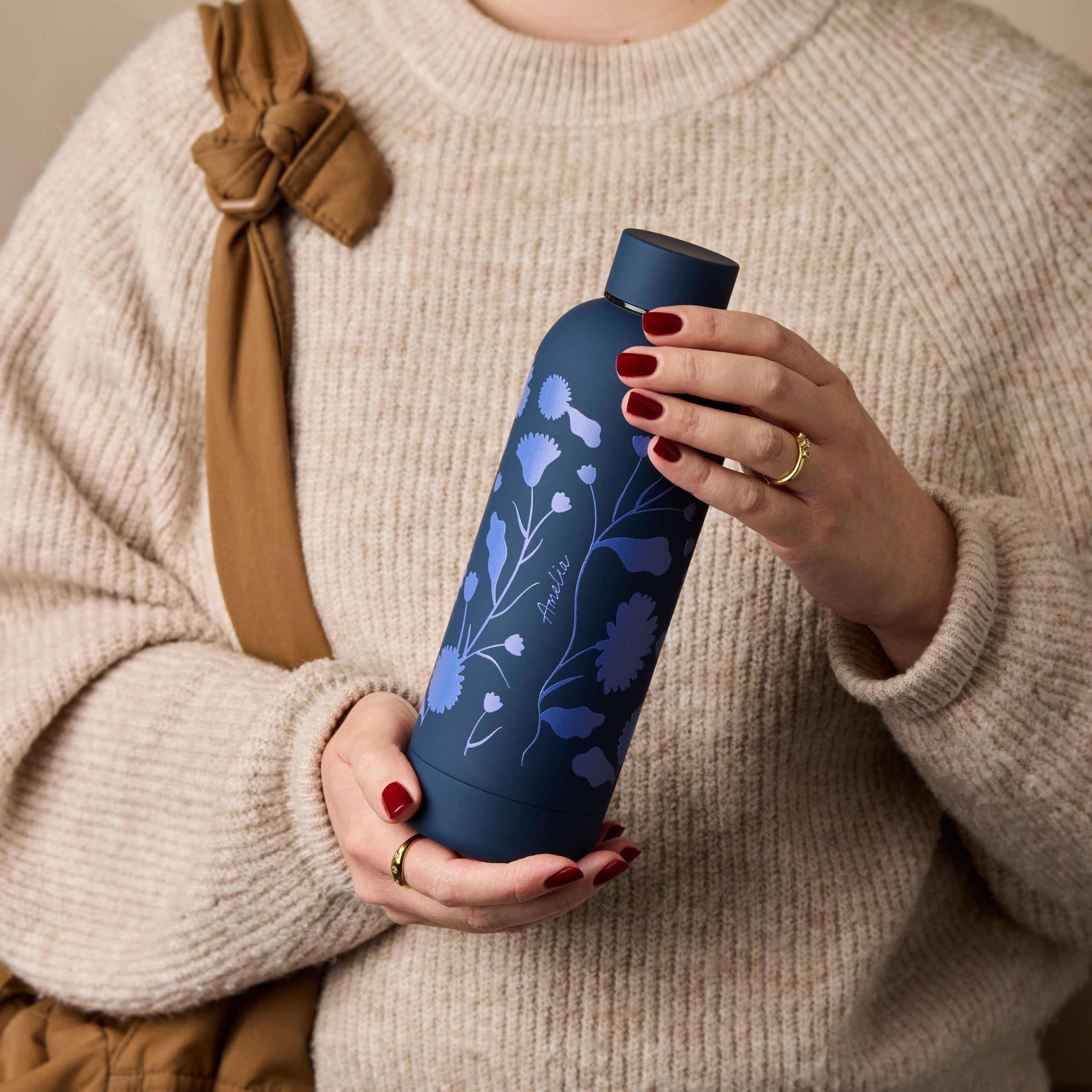 Personalised In Bloom Water Bottle