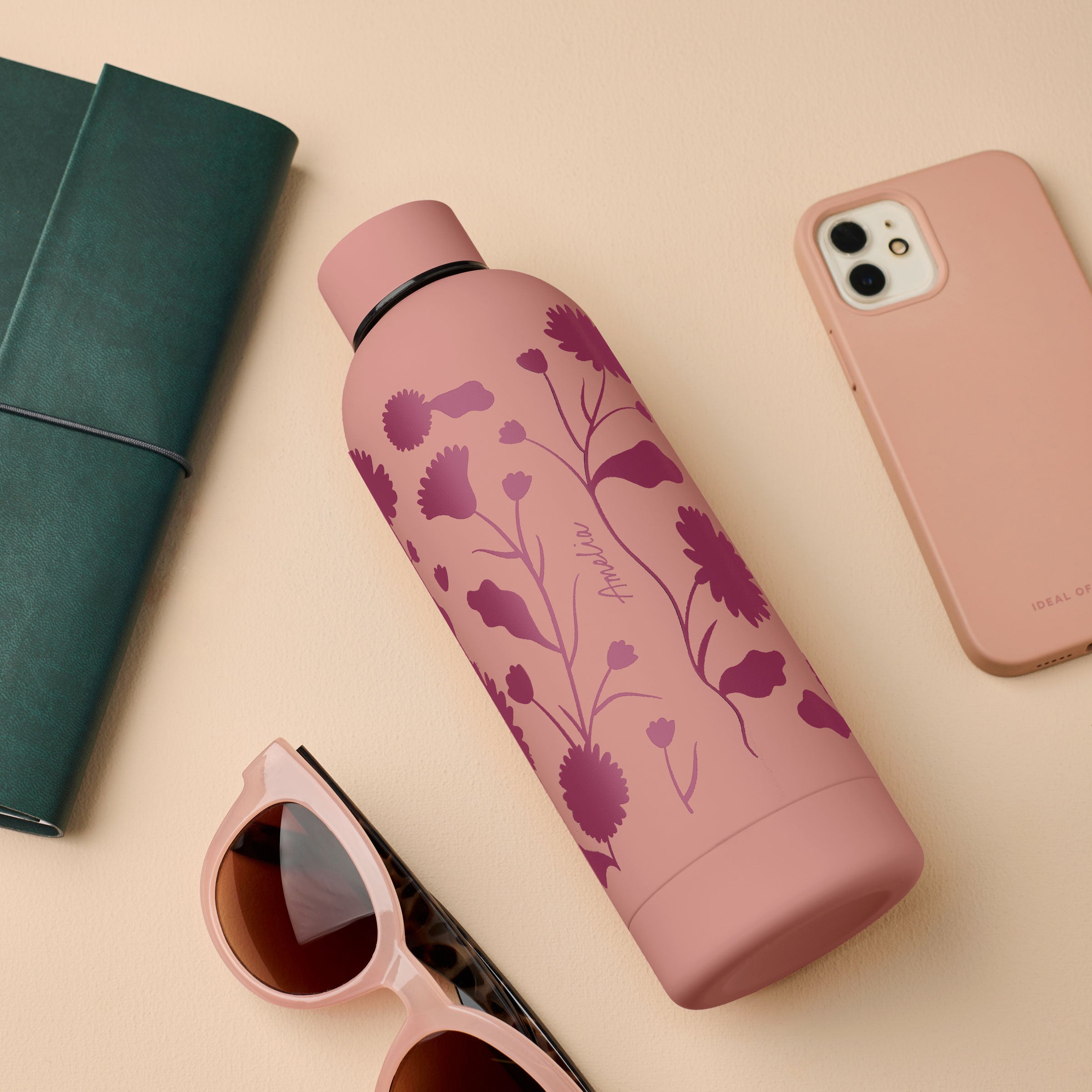 Personalised In Bloom Water Bottle