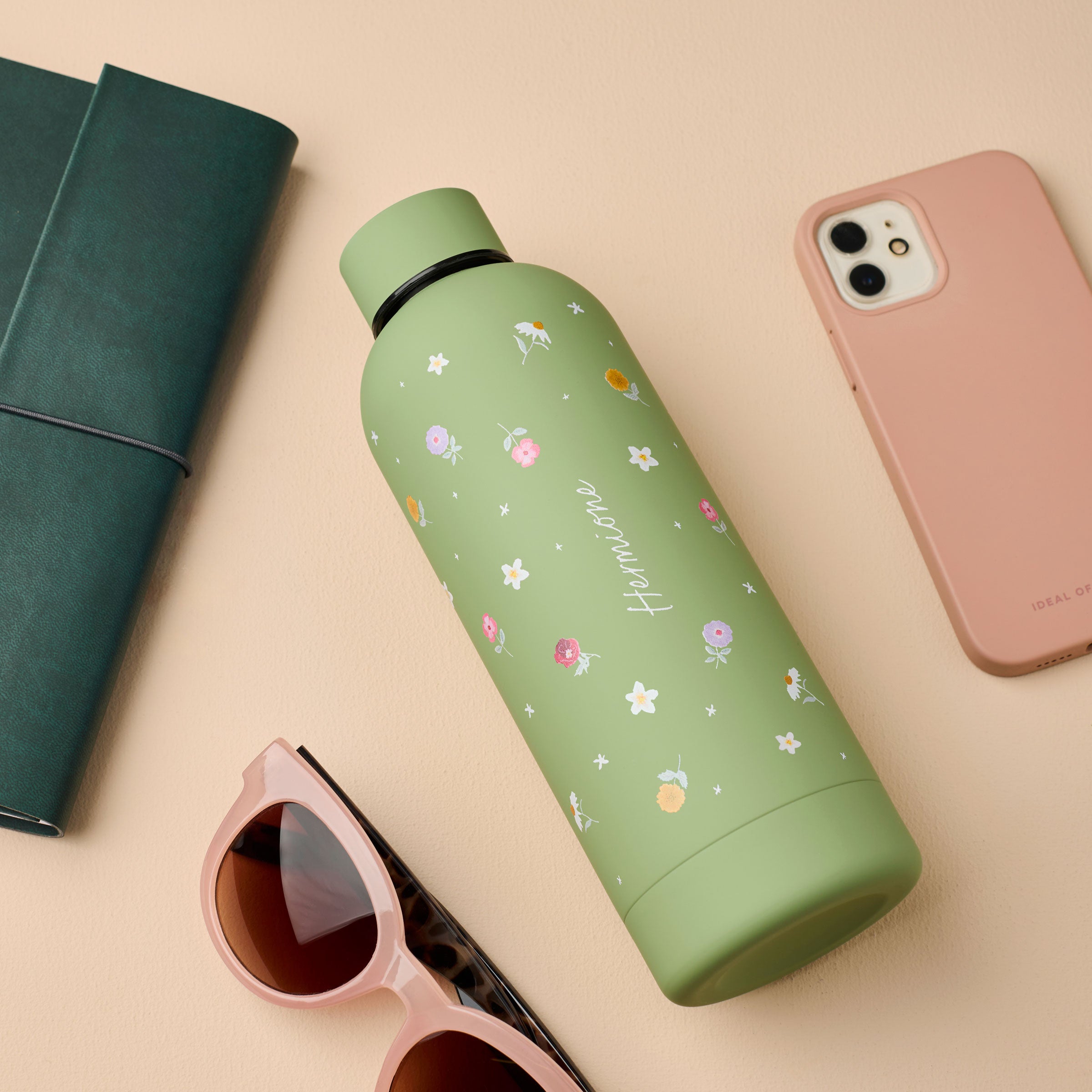 Personalised Wildflower Water Bottle