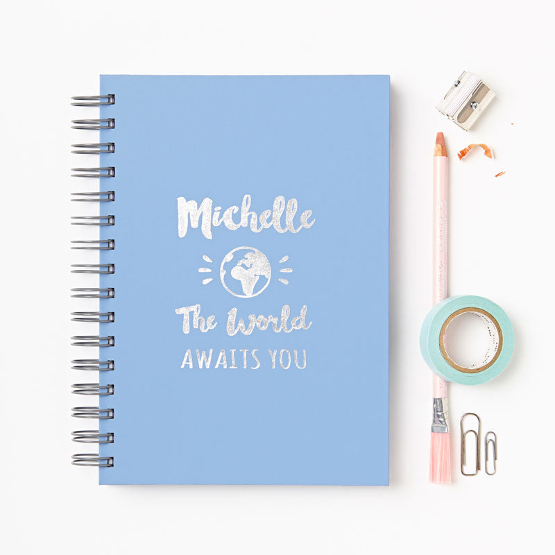 The World Awaits' Secret Messages Notebook