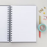 Example mixed pages (lined on one side)