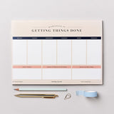 Happiness Weekly Planner Desk Pad