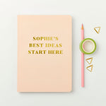 Your Best Ideas Foiled Notebook