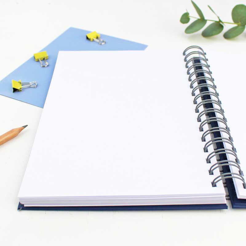 Inside a notebook