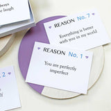 Personalised Reasons I Love You Notes