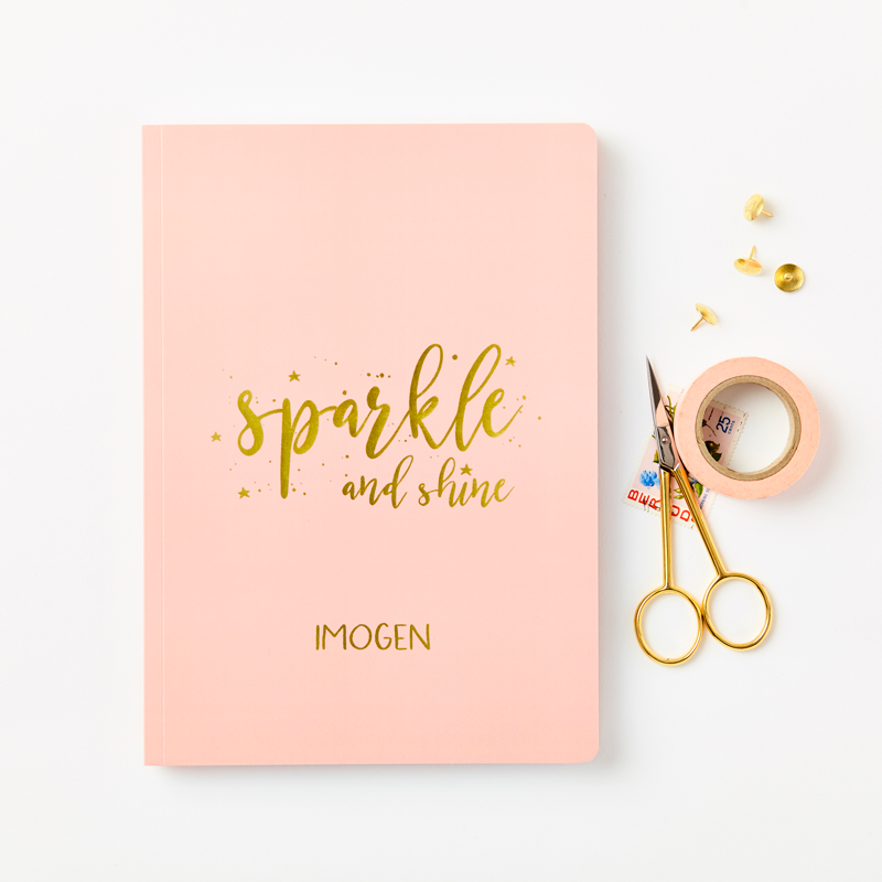 Sparkle and Shine Foiled Softback Notebook