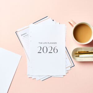 martha brook personalised stationery personalised life planner 2026 refill