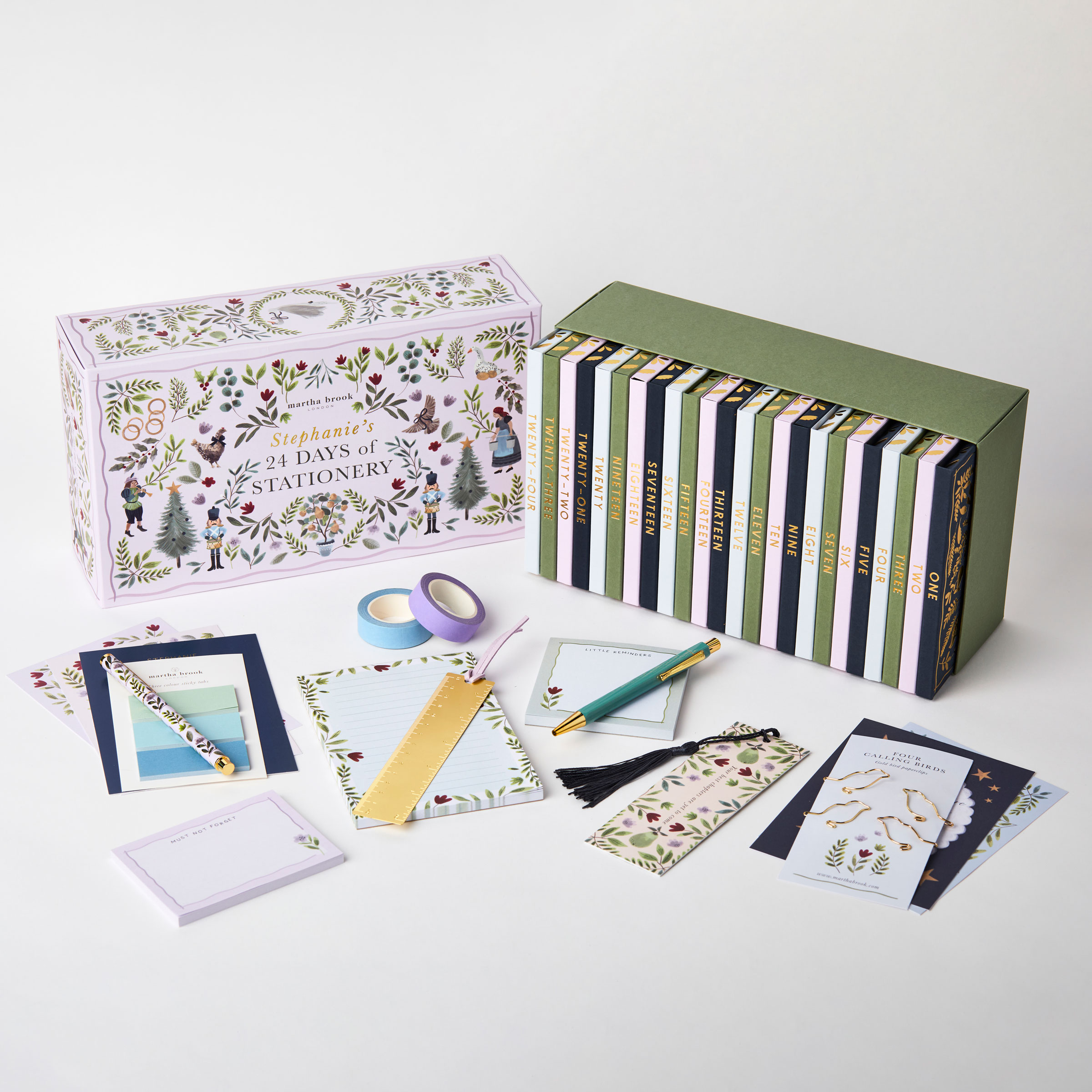 24 Days Of Stationery Advent Calendar | Martha Brook 24 Days Of Stationery Advent Calendar | Martha Brook