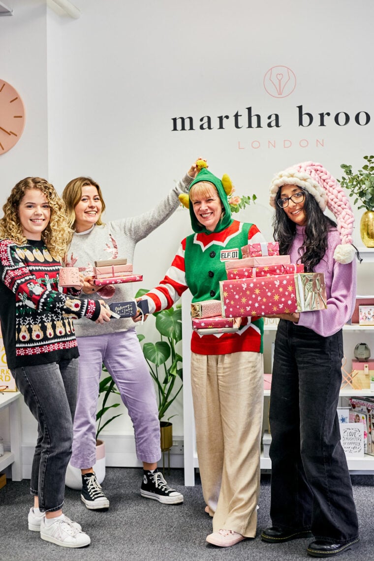 martha brook blog post christmas jumper day team photo