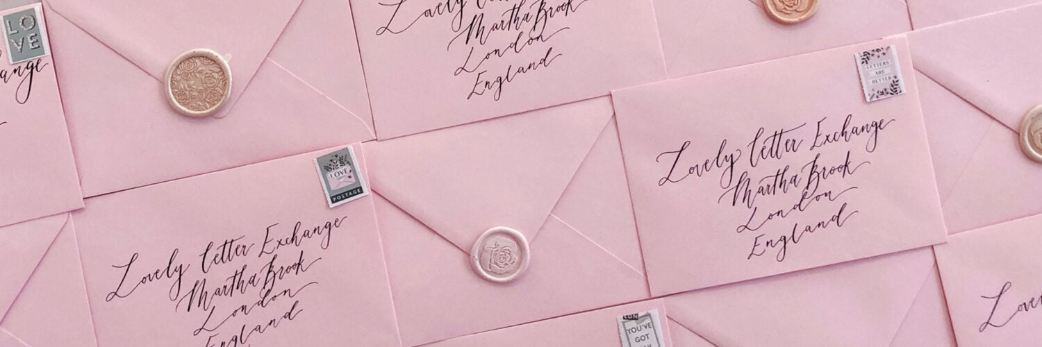 martha brook the lovely letter exchange header