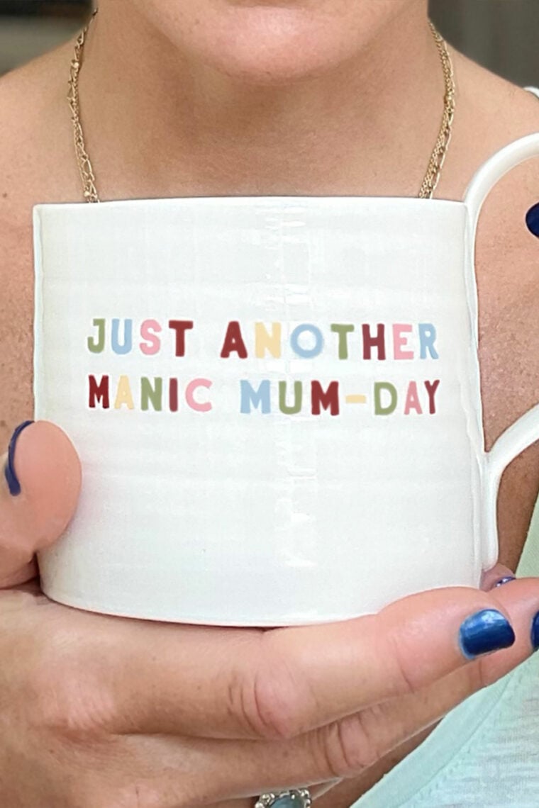 martha brook unique mother's day gift ideas manic mum day mug 