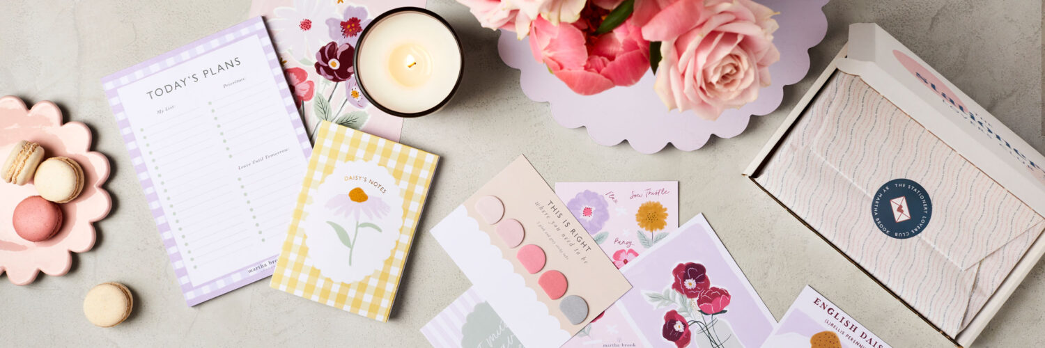 martha brook blog post 12 stationery subscription faqs beautiful blooms box banner