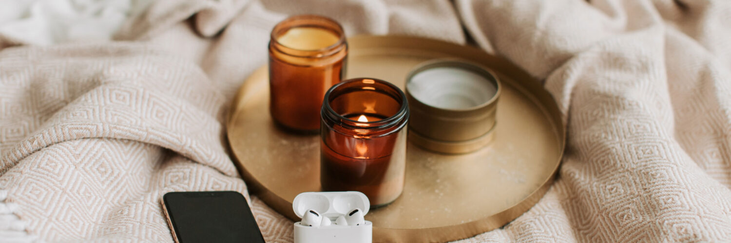 martha brook blog post 12 ways to self-soothe candles blanket podcast