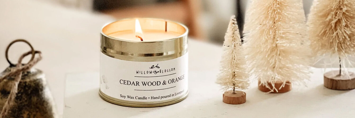 Martha Brook blog shop with meaning small business christmas gift guide 2022 shop by price willow and blossom cedar wood and orange candle cosy night in winter self care gift set