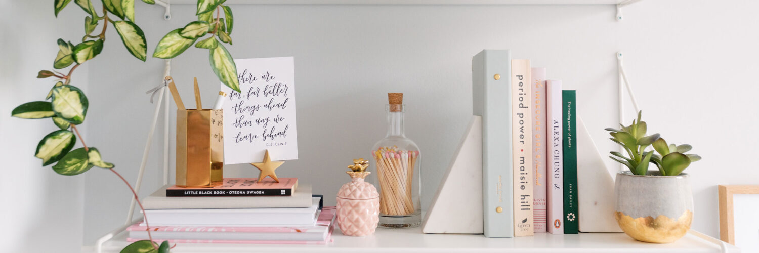 martha brook blog post how to style a small home office