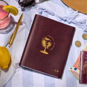 martha brook personalised stationery personalised travel journal main image