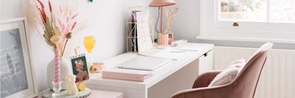 Task Desk Idea 10 desk décor ideas to boost your productivity | Martha Brook