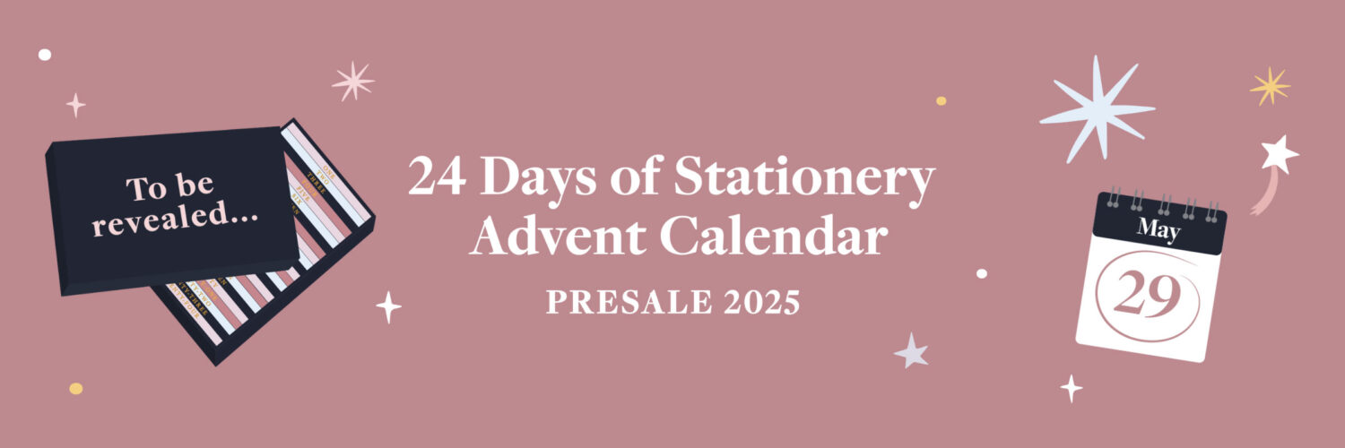 Martha Brook 24 days of stationery advent calendar faqs banner
