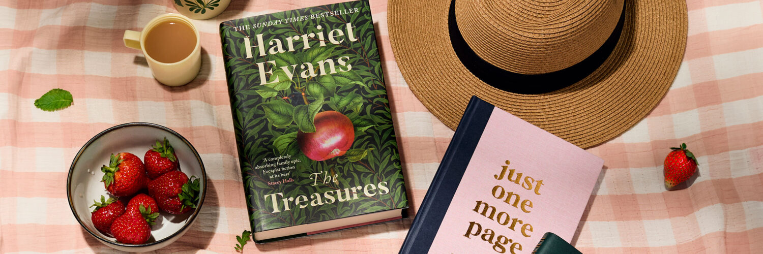 Martha Brook personalised stationery blog behind the books harriet evans author of the treasures blog banner
