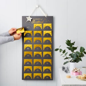 martha brook personalised stationery chart of advent surprises main image