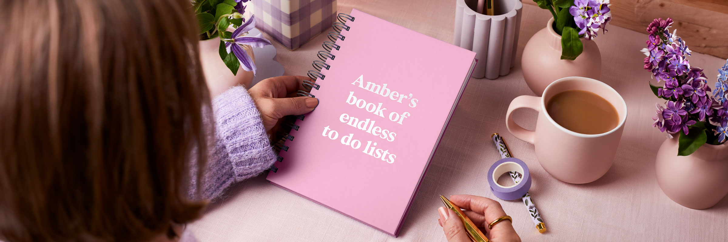 martha brook personalised stationery personalised hardback notebooks category banner