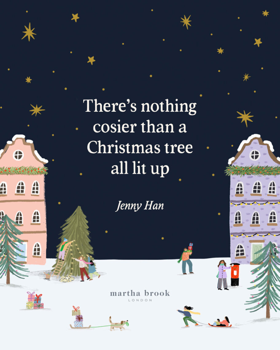 martha brook blog post 12 popular christmas quotes There's nothing cosier than a Christmas tree all lit up - Jenny Han