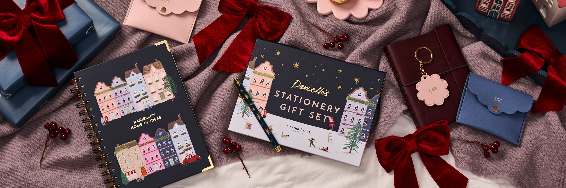 martha brook personalised stationery 12 days of christmas collection banner