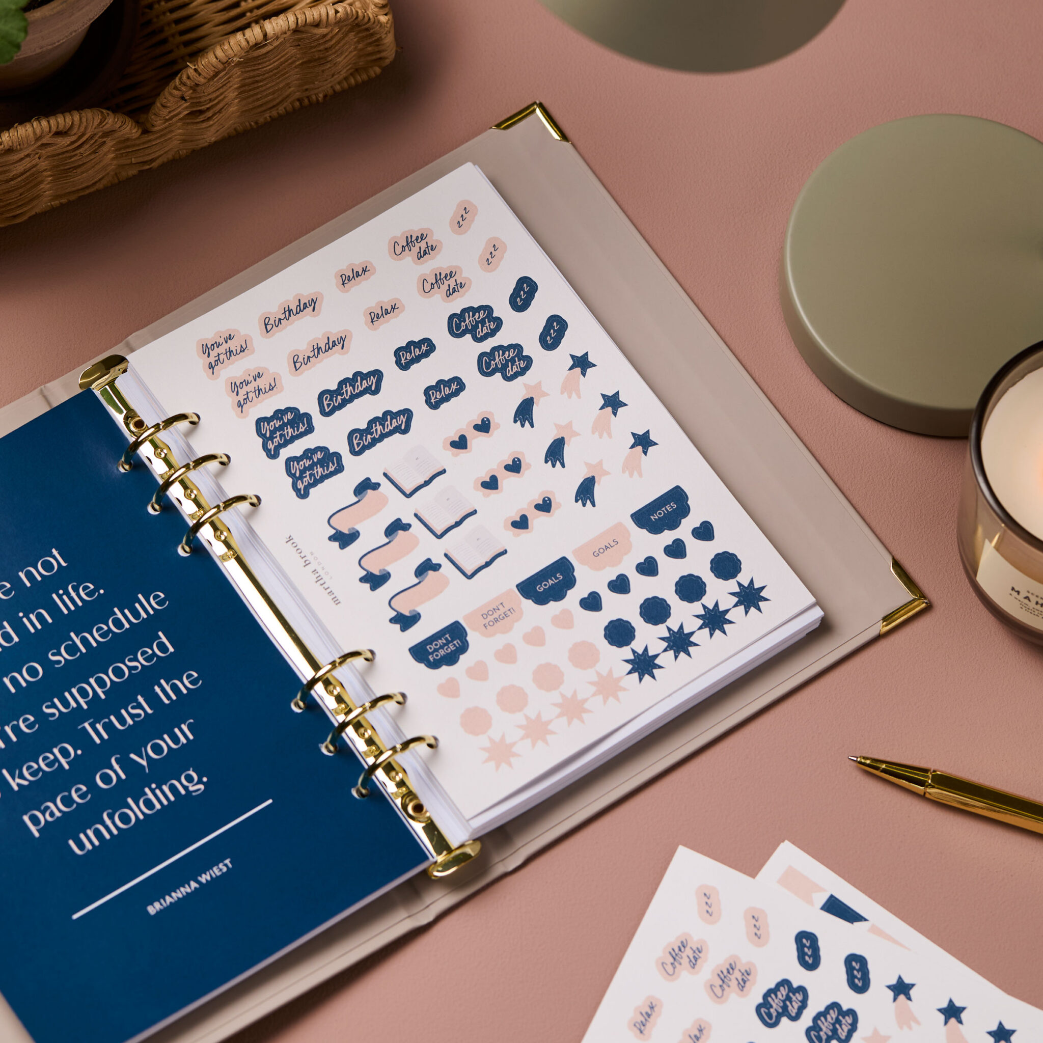 Personalised Life Planners | Organisers | Martha Brook